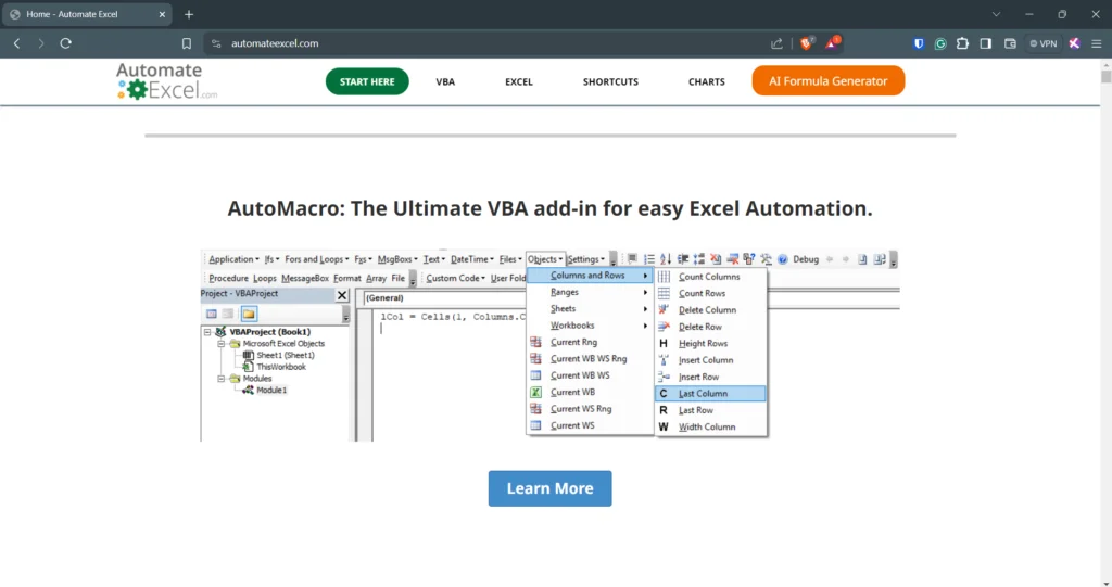 automateexcel